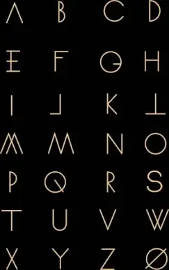 alphabet background simple flat texts capital lettering design