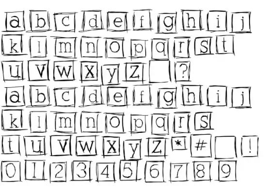 Alphabits Squared