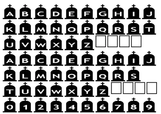 AlphaShapes gravestones 3