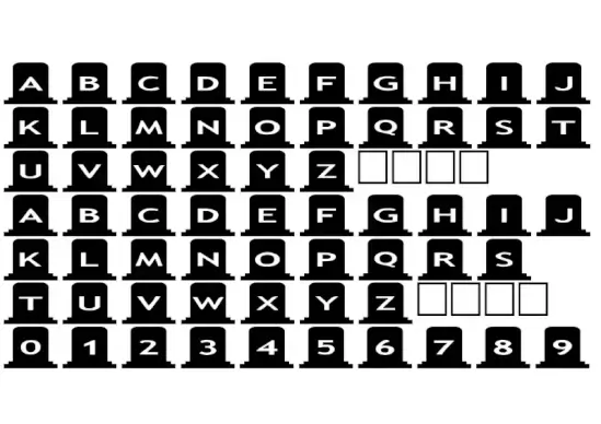 AlphaShapes gravestones