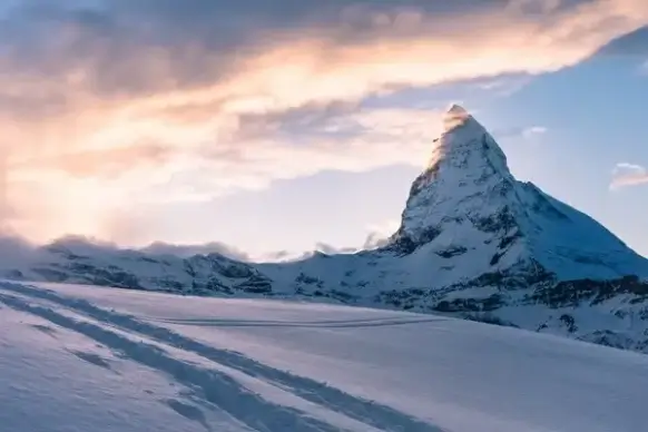 alps cold frozen glacier ice lake landscape