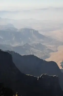 alps dolomites fog forest high hiking landscape