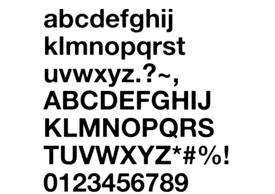 Alte Haas Grotesk