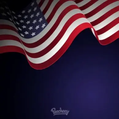 american flag illustration
