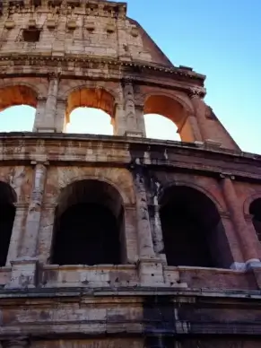 amphitheater ancient arch architecture brick building