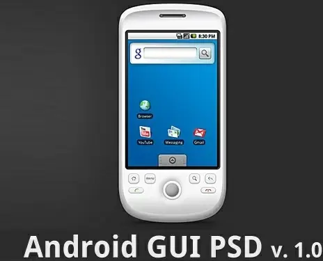 Android GUI Free PSD