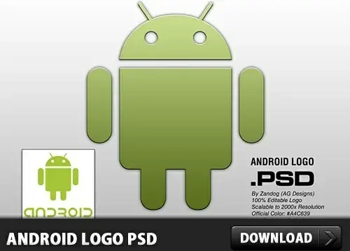 Android Logo PSD