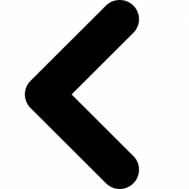 angle single left directional icon flat arrow shape