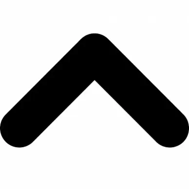 angle single up directional icon flat arrow shape