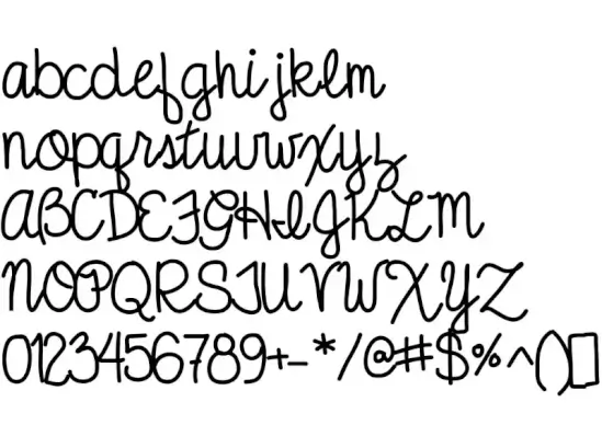 Ani Beatrice Cursive