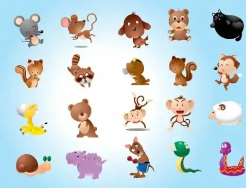 Animal Characters Vectors