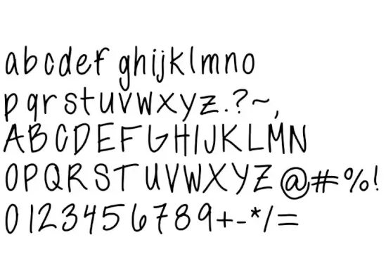 Anns Handwriting