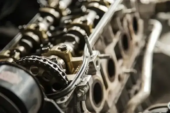 antique background bike chain chrome detail