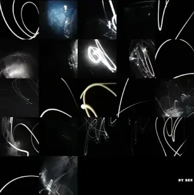 any photographic lines of light map