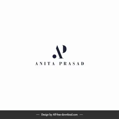 ap logo flat vector