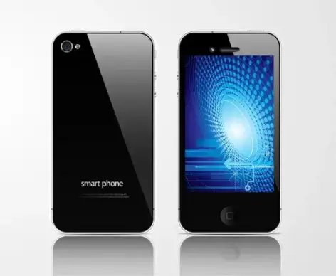 apple iphone smartphone phone illustration