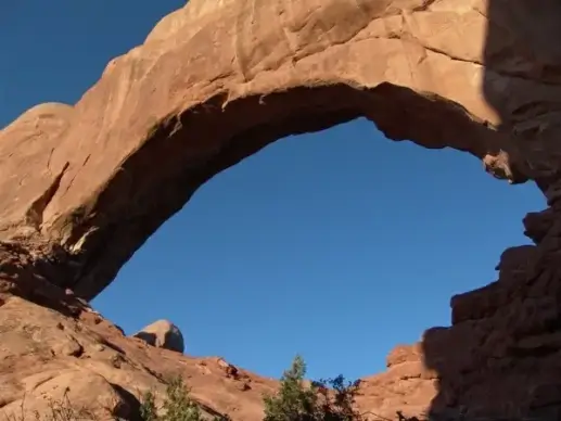 arch north window arches national park