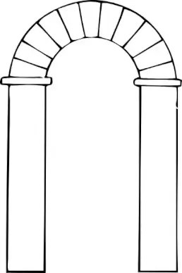 Arch Types clip art