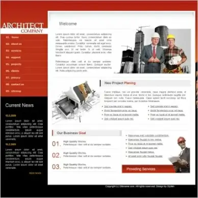 Architect Company Template