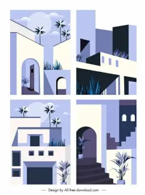 architecture exterior templates elegant classic decor