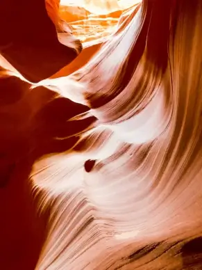 arizona mountain landscape picture elegant curved cliff surface 