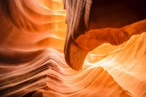 arizona mountain park scenery picture elegant curved cliff wall