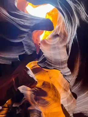 arizona mountain scenery picture elegant contrast curved cliff 