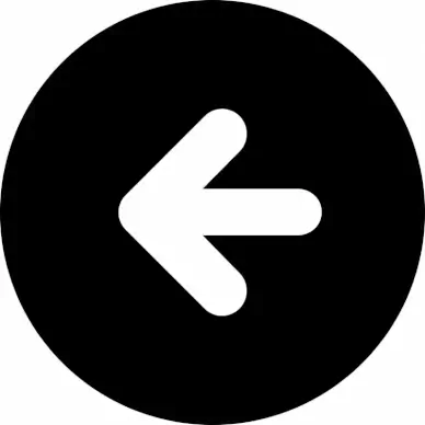 arrow alt circle left flat sign icon