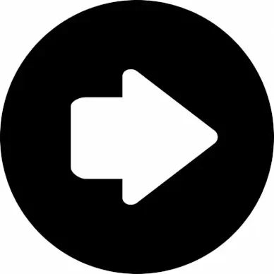 arrow alt circle right flat sign icon