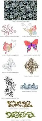 artcity korean fashion gorgeous patterns and the butterfly series