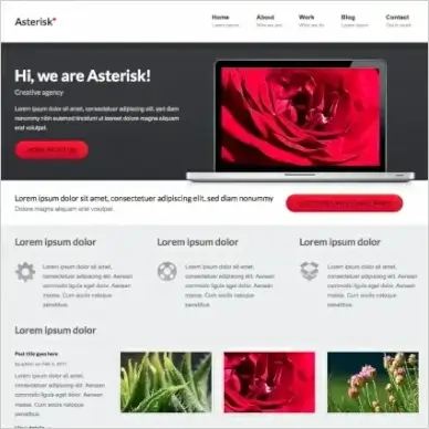 Asterisk Template