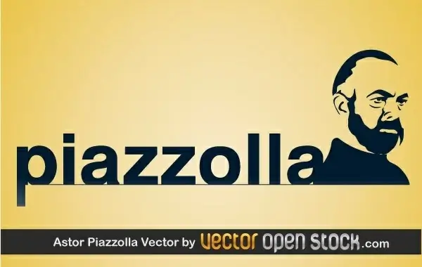 Astor Piazzolla Vector