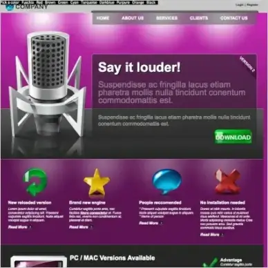 Audio Lovers Template