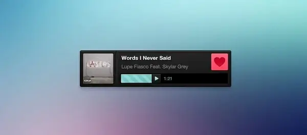 Audio Player PSD