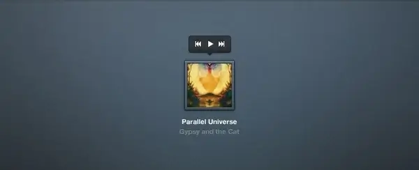 Audio Player with Album Cover Artwork