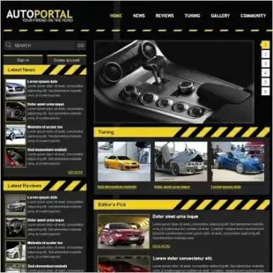 Auto Portal Template