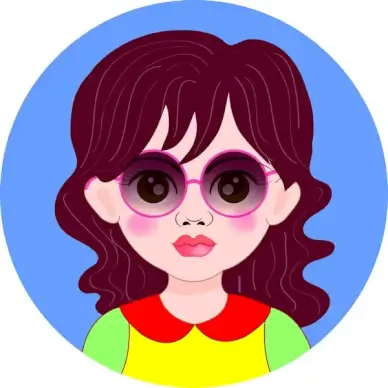 baby girl user icon
