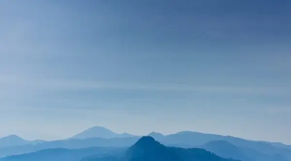 background cloud fog high hill horizontal landscape