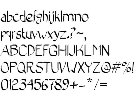 Bad Calligraphic 2