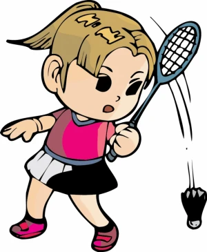 badminton vector