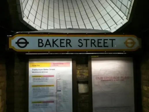 baker street signage