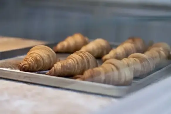 bakery baking chef cooking croissant daytime dough