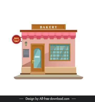bakery stores template simple contemporary design