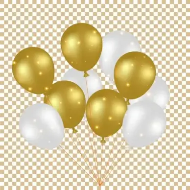 balloon background shiny yellow white decoration checkered backdrop