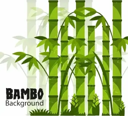 bamboo background green grunge design