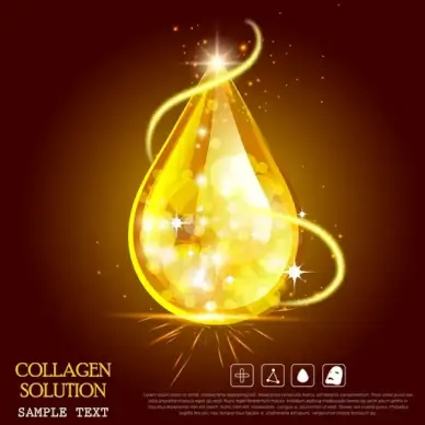 banner design with sparkles shiny drop