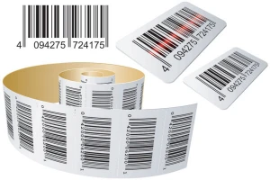 barcode design elements vector set