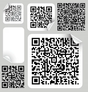 barcode design elements vector set