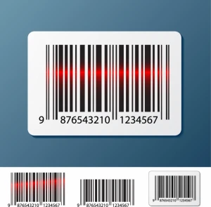 barcode templates contemporary flat sketch