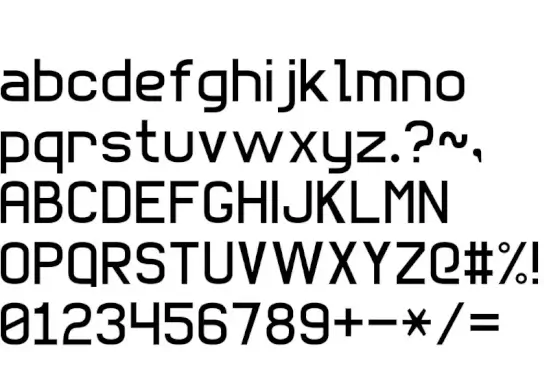 Basic Sans Serif 7